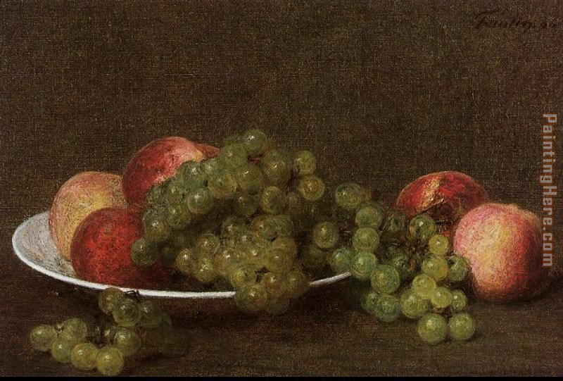 Henri Fantin-Latour Peaches and Grapes